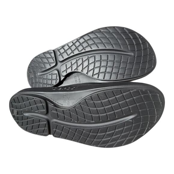 Oofos OOahh Recovery Slide Sandal Black Men size 10 - Picture 6 of 8